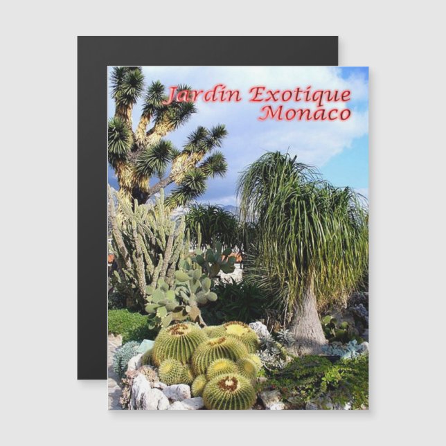 Mônaco - Jardim Exótico - (Frente/Verso)