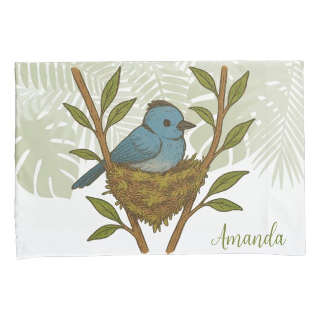 Monarca de Nápoles Negra Enfiada Entre As Folhas (Frente-Direita)