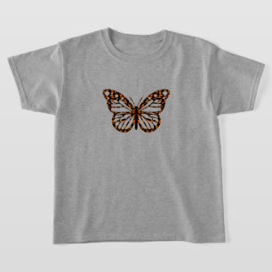 Monarch Butterfly Design - Camiseta Básica Para Me