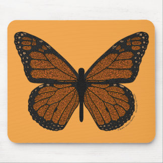 Monarch Mousepad Doodled