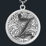 Monarchia "Z" Monogramas Colar Precoce<br><div class="desc">Rico - Letra Monograma,  chamada Monarquia. Um texto vitoriano do estilo de vintage. Personalize isso com seu trabalho de arte ou texto. Transfira este design para qualquer produto.</div>