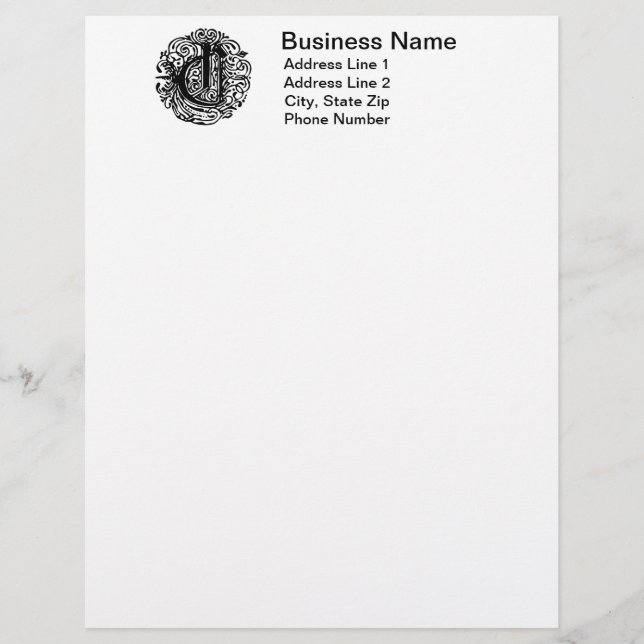 Monarquia "C" Letterhead (Frente)