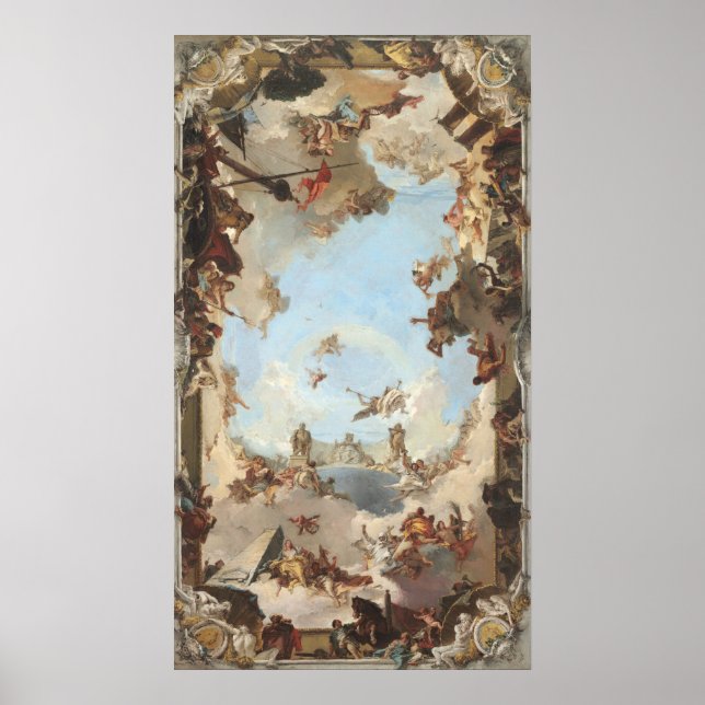 Monarquia Espanhola, Giovanni Tiepolo, Poster de B (Frente)