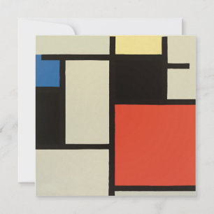 Mondrian Composition Modern Abstrato Pintura