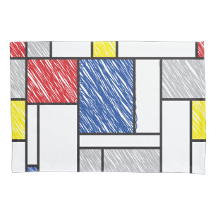 Mondrian Rabiscos Minimalista Arte Moderna De Stij