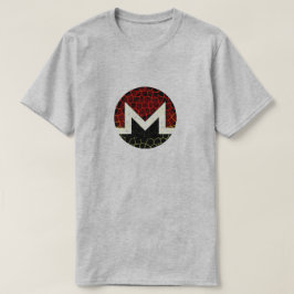 Monero (XMR) cripto - t-shirt alterado do logotipo