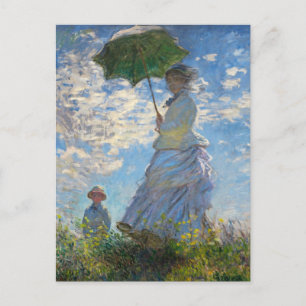 Monet, a promenade com um cartão postal parasol