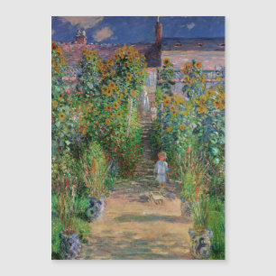 Monet Garden Vetheuil Impressionim Pintura