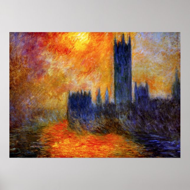 Monet House e Sunset Poster (Frente)