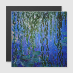 Monet - Lírios d'água chorando Cartão Magnétic