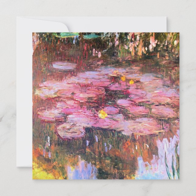 Monet - Lírios De Água, Rosa, (Frente)