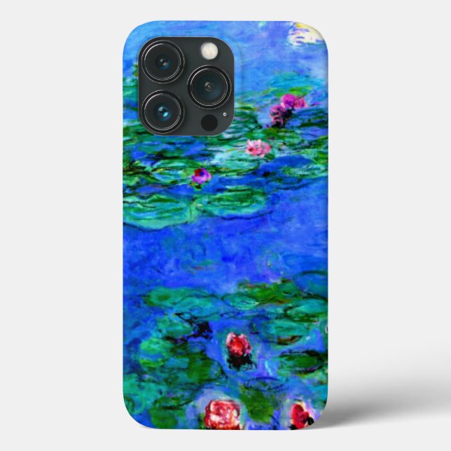 Monet - Lírios de Água (vermelho) (Verso)