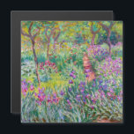 Monet - O Jardim Íris no Cartão Magnético Giverny<br><div class="desc">Jardim Íris em Giverny / Jardim do Artista em Giverny - Claude Monet,  1899-1900</div>