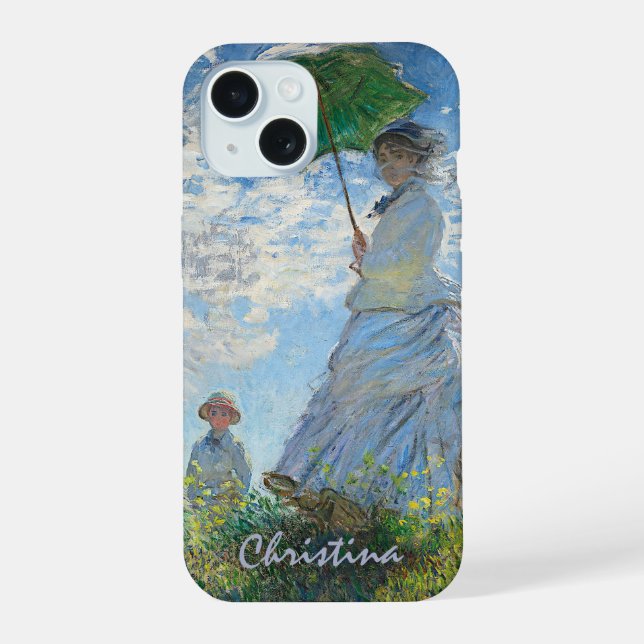 Monet’s Mulher com Guarda-Sol – Personalizável (Verso)