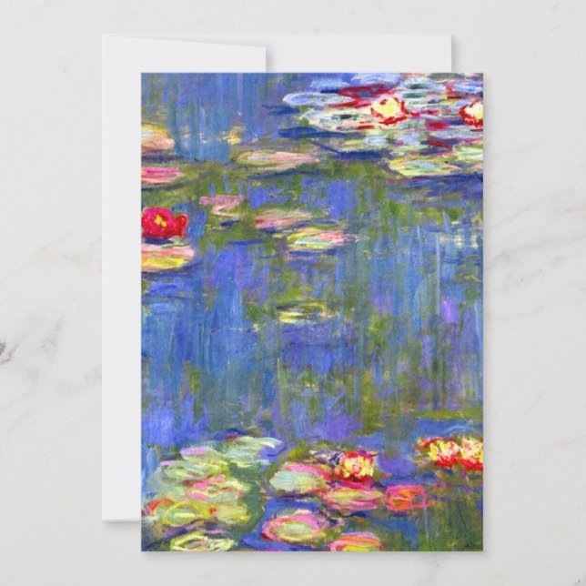 Monet Water Lily Card (Frente)