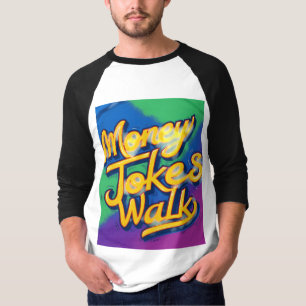 Money Fala sobre T-Shirt Piada - Testemunha e Negr