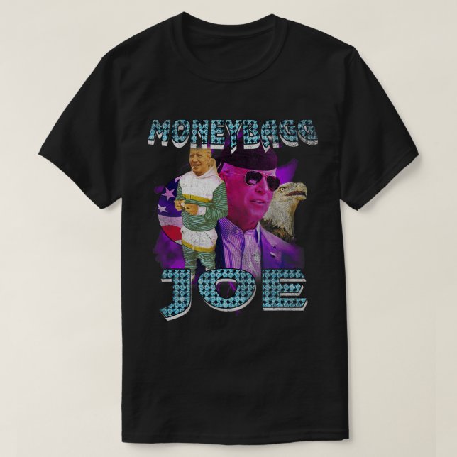 Moneybagg Joe Bootleg Joe Biden T-Shirt (Frente do Design)