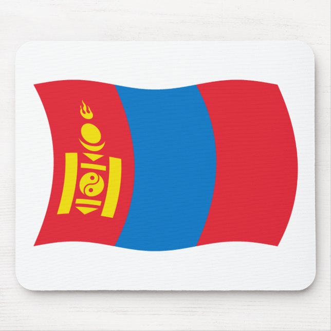 Mongólia Flag Mousepad (Frente)