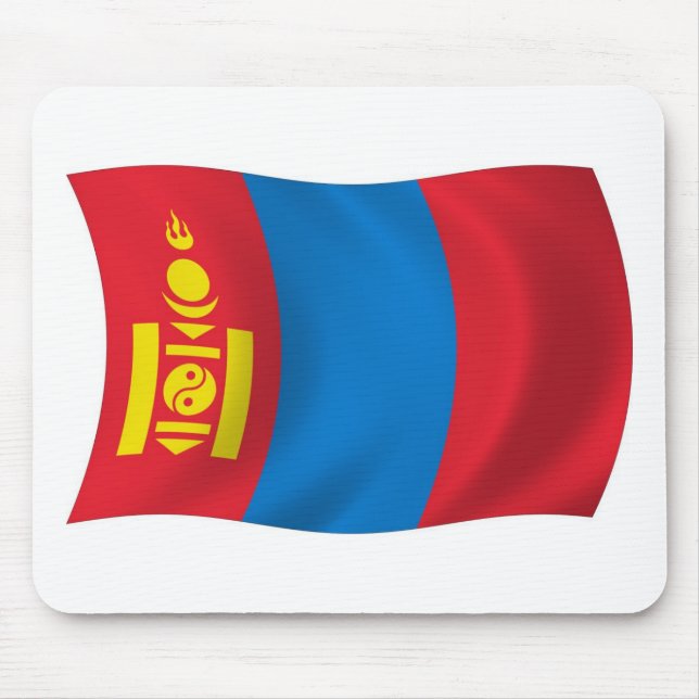 Mongólia Flag Mousepad (Frente)