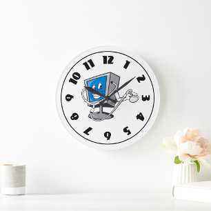 Monitor Com Um Relógio De Estetoscópio