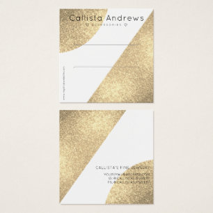 Monitor de Clipes de Cabelo Coração Geo Dourado 