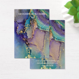 Monitor Dourado de Colar de Arte Líquida Multicolo