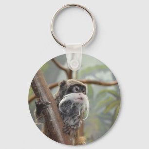Monkey ao redor o chaveiro