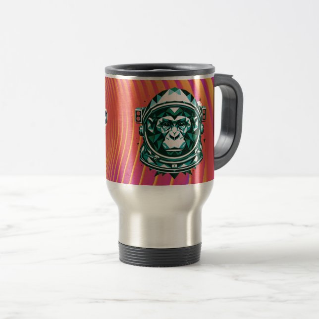 Mono Mug - Caneca de viagem de astronauta para mac (Frente Esquerda)