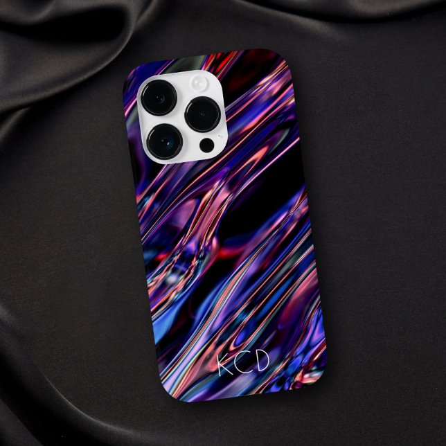 Monocromo Luminoso de Metal Líquido com Nome (Criador carregado)