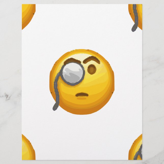monóculo emoji (Frente)