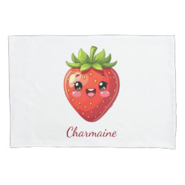 Monogram cute strawberry kawaii