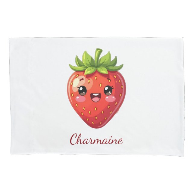 Monogram cute strawberry kawaii (Frente)