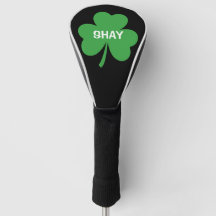 Monogram Green Irish Shamrock