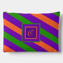 Monogram Striped Colorful & Vibrant 