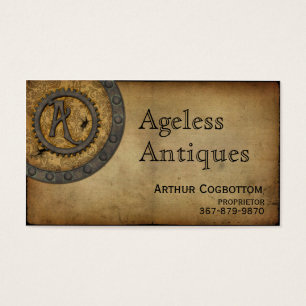 Monograma A de Steampunk do vintage