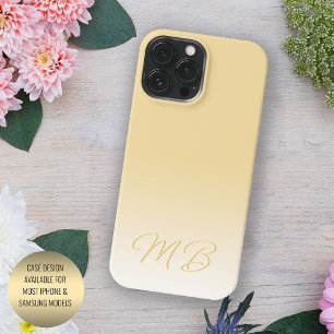 Monograma Amarelo Amarelo Sol Elegante Personaliza