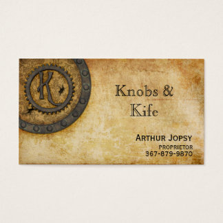 Monograma Antiquado de Steampunk K