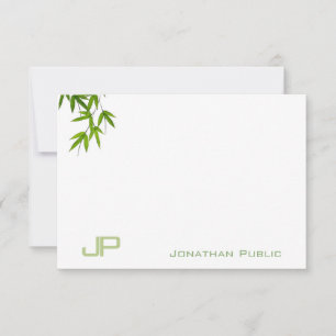 Monograma Aquarela Arte Deixa Modelo simples