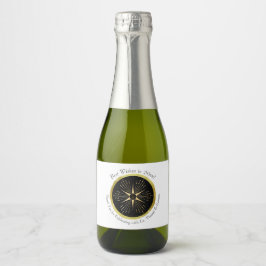 Monograma Art Deco Star Black e Dourado