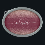Monograma Brilhante de Lâmpada Cor-de-Lobra Dourad<br><div class="desc">Burgundy e Rosa Dourado - Frasco com Nome Belt do Script Glitter Glitter Cor de Espelho Rosa Esmagado. Isso faz a formatura perfeita, doce 16 16, 18, 21rua, 40, 50, 60, 70, 80, 90, 100 anos, casamento, chá de panela, aniversário, chá de fraldas ou presente de festa de solteira para...</div>