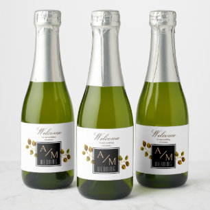 Monograma Chic Elegante Branco