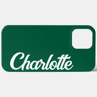 Monograma Clássico Elegante Personalizado Verde Es