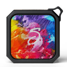 Monograma Colorido de Tinta Abstrato Moderna