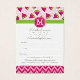 Monograma cor-de-rosa bonito de Chevron das