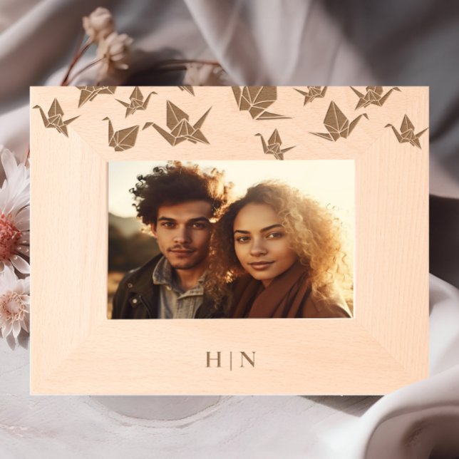 Monograma da grua de papel Elegante Origami (Criador carregado)