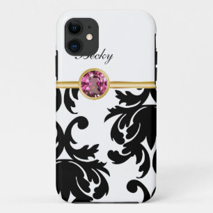 monograma de Bling das capas de iphone