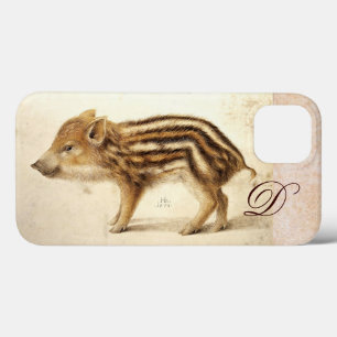 Monograma de Desenho de Animais WILD BOAR PIGLET