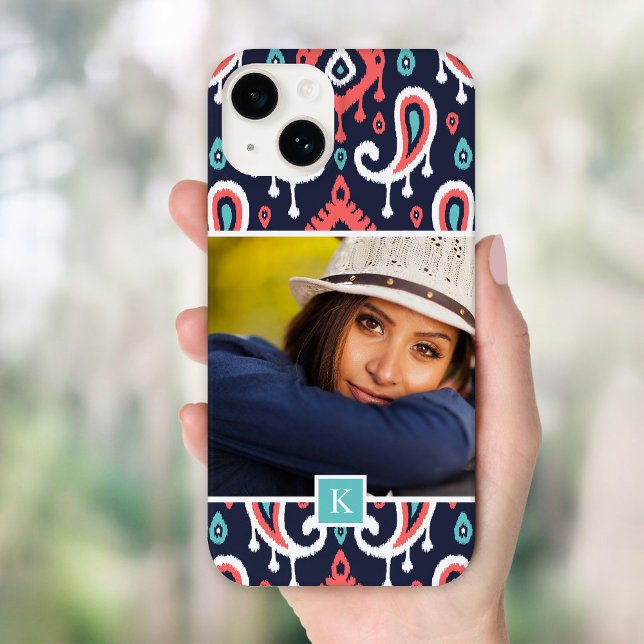 Monograma de Fotografias Personalizadas Ikat Paisl (Criador carregado)