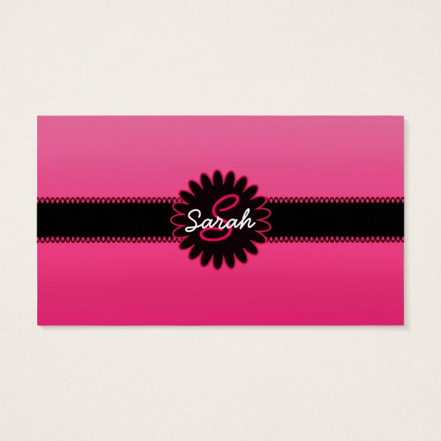 Monograma de Gradação Rosa (Verso)