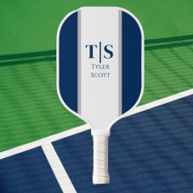 Monograma de Iniciais Personalizados Pickleball -